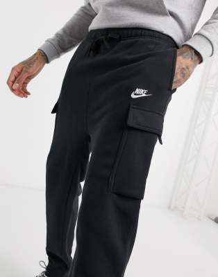 nike black cargo joggers