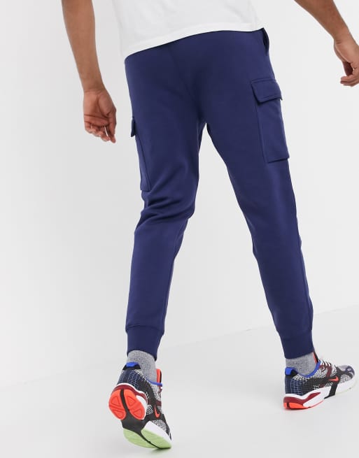 Nike club tall cuffed cargo joggers hot sale