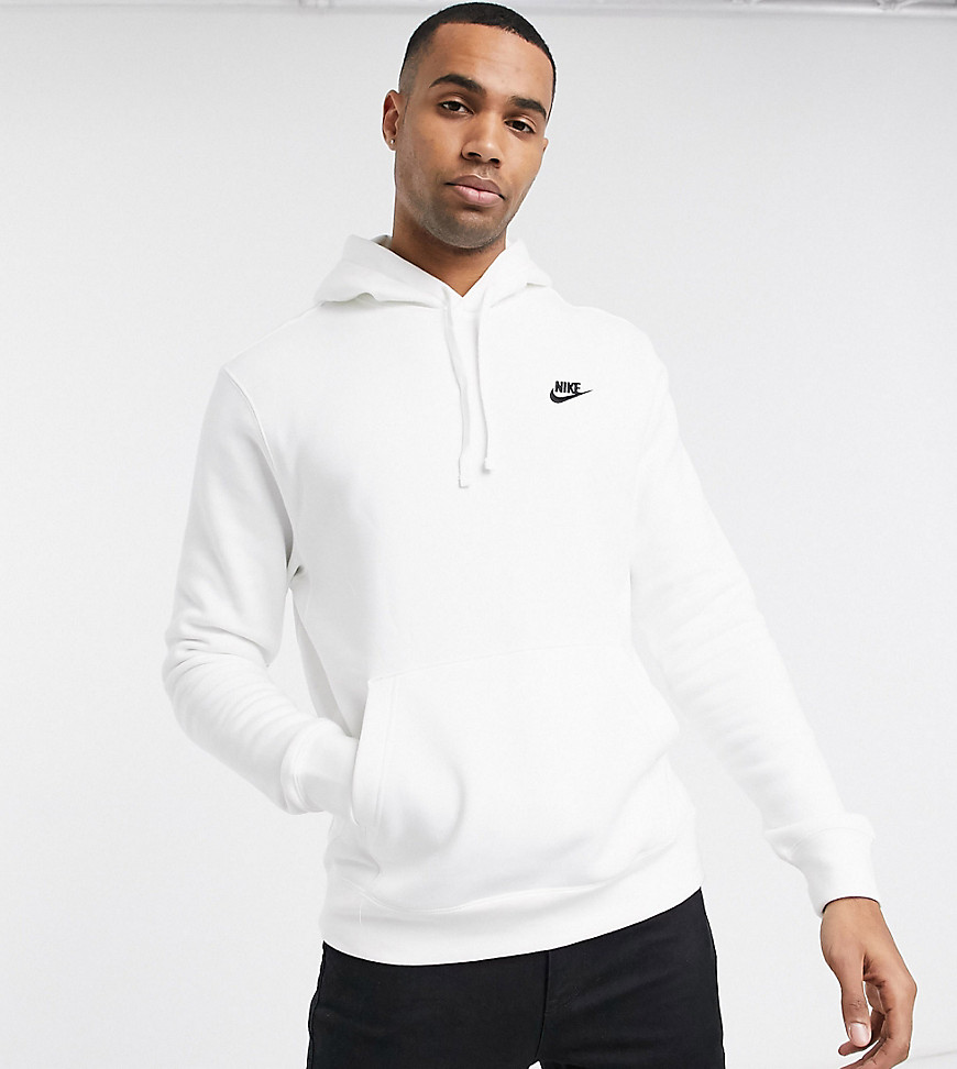 Nike Club Tall hoodie in white