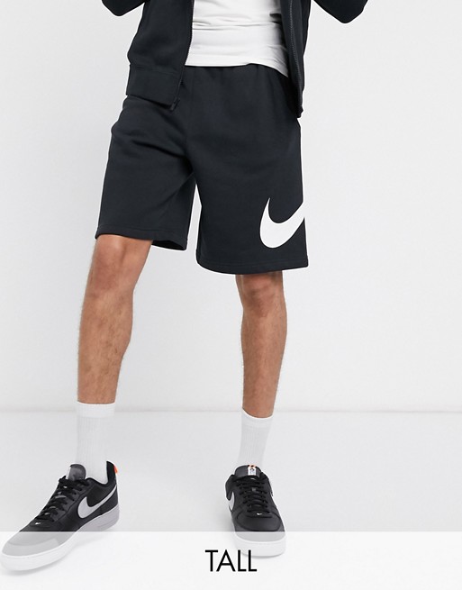 Nike Club Tall shorts in black