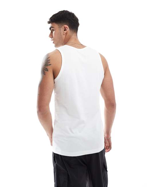 Nike Club tank in white 