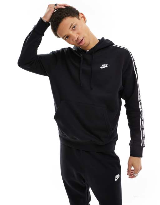 Nike Club Tape tracksuit in black ASOS