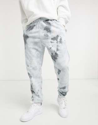 tie dye cuffed joggers