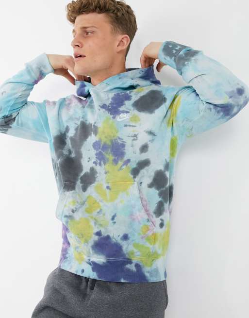 Tie dye discount pullover hoodie nike