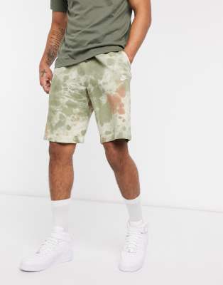 khaki tie shorts