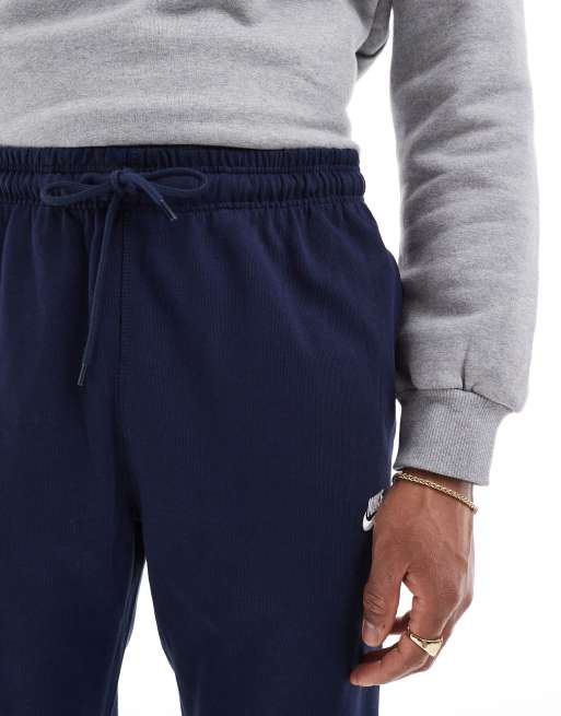 Nike Club trackies in dark navy , 5 of 5
