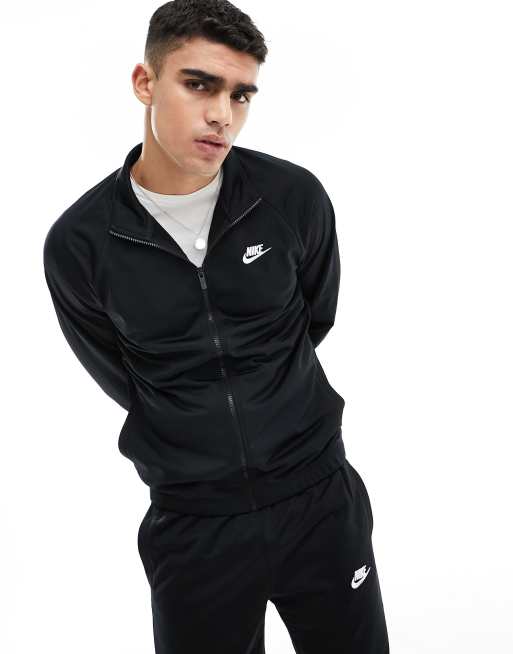 Black 2024 nike tracksuit