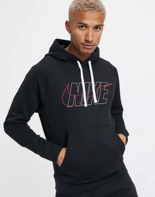 nike club tracksuit black