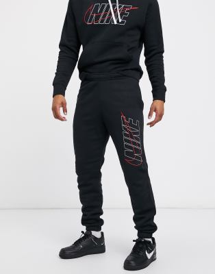 black nike tracksuit