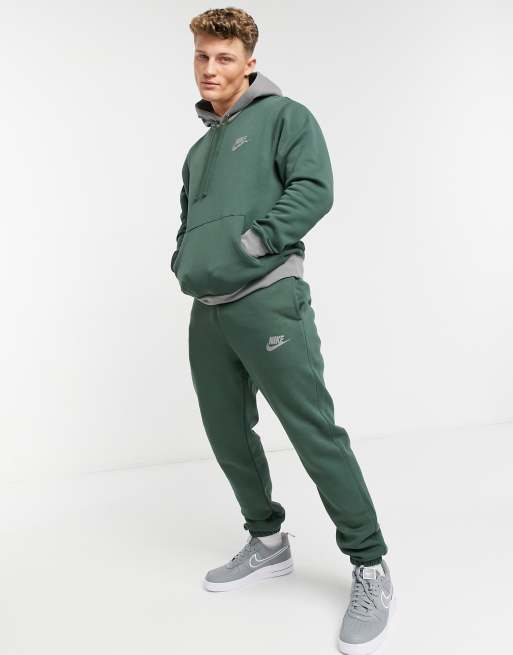 Khaki 2024 nike tracksuit