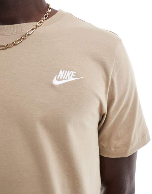 Nike - Club - Unisex - Beige t-shirt, 4 af 4