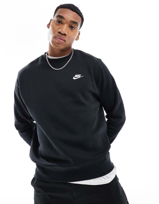 Nike club 2025 sweatshirt black