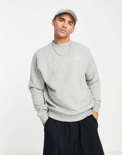 Nike gray club store crewneck sweatshirt