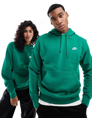Nike Club Unisex hoodie in green | ASOS