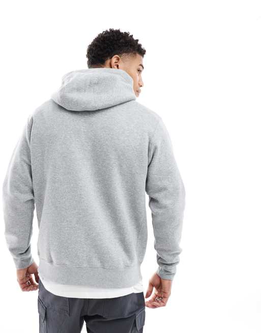 Nike club grey on sale hoodie