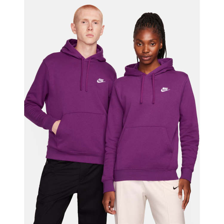 Nike Club unisex hoodie in viotech purple ASOS