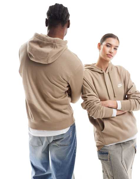 Nike Club - Unisex - Kakifarvet hættetrøje - view 1