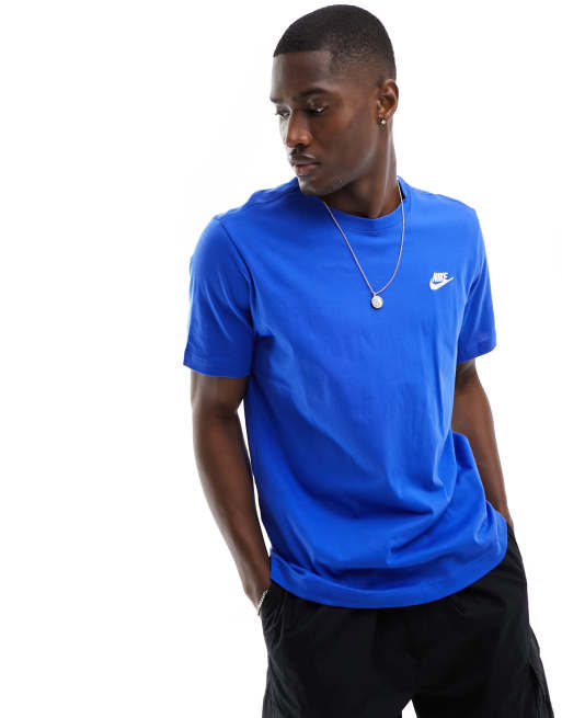 Nike royal blue store t shirt