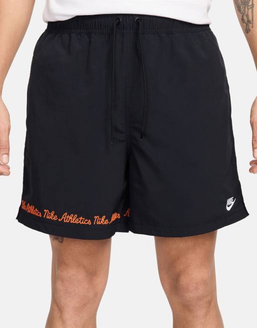 Nike Club varsity shorts in black ASOS