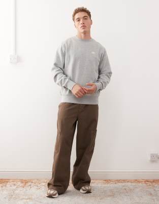 Nike Club Varsity Sweatshirt In Gray