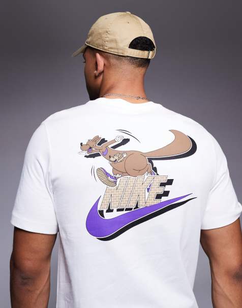 Nike Club varsity t-shirt in white - view 1