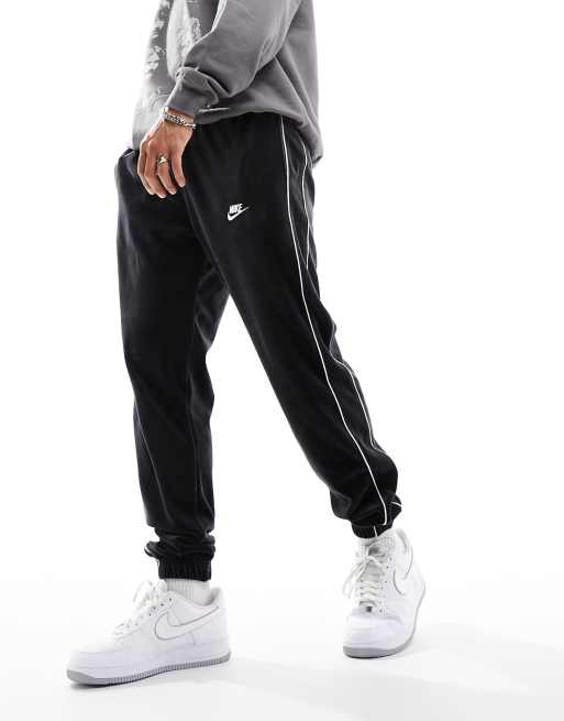 Nike Club velour joggers in black