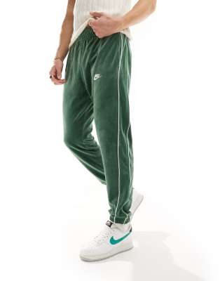 Nike exclusive velour sweatpants in sale outdoor green