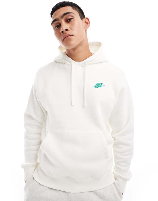 Nike - club vignette hoodie in cream