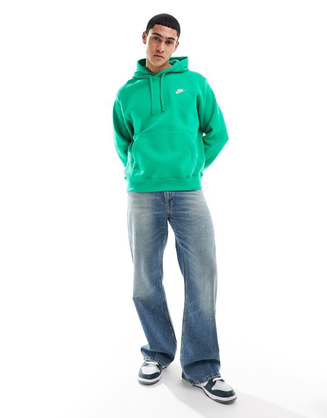 Nike - club vignette hoodie in green