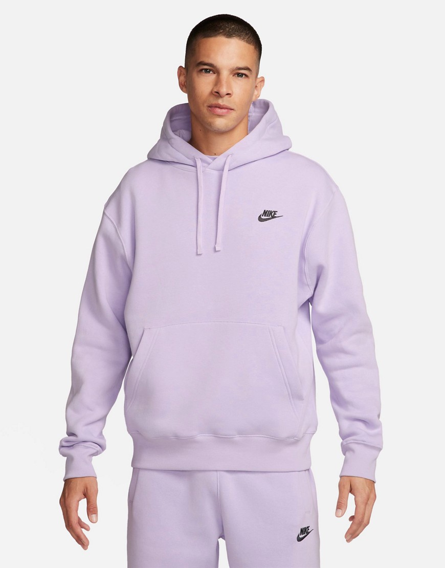Nike Club Vignette hoodie in light purple