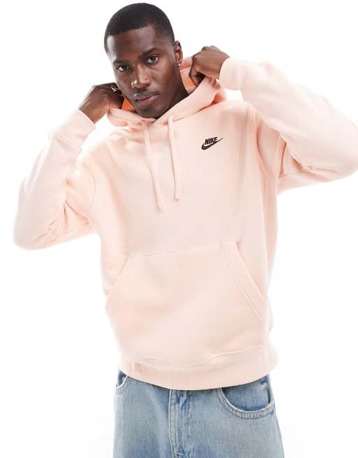 Nike Club Vignette hoodie in washed coral