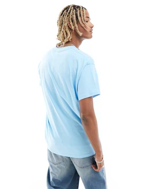 Nike Club Vignette t-shirt in blue, 3 of 4