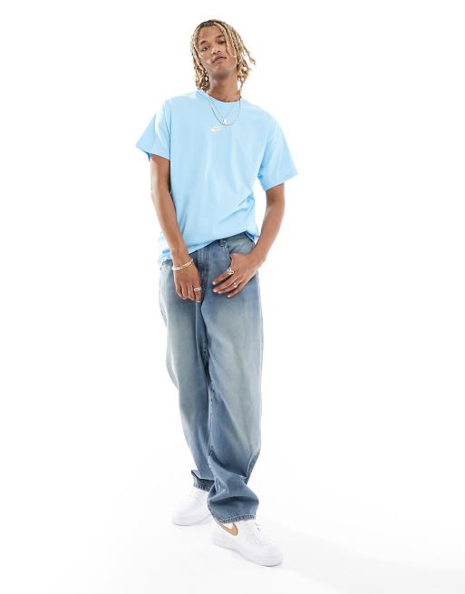 Nike Club Vignette t-shirt in blue, 4 of 4