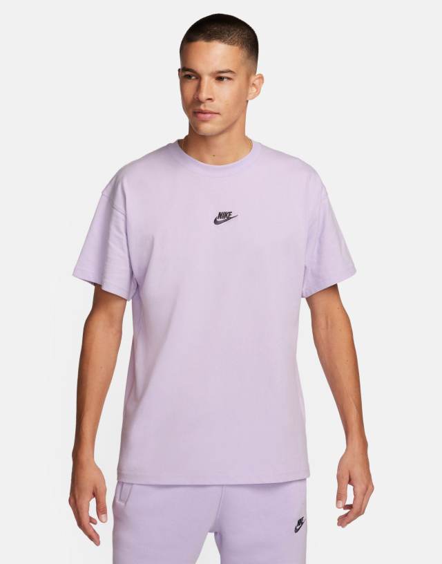 Nike - club vignette t-shirt in light purple