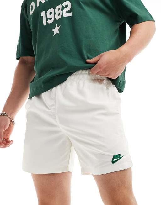 Nike Club Vignette woven shorts in cream ASOS