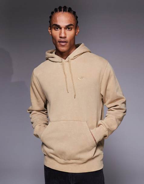 Nike Club Wash hoodie in beige - view 1