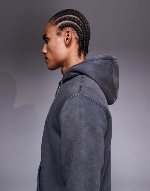 Nike Club Wash hoodie in dark gray , 2 of 5
