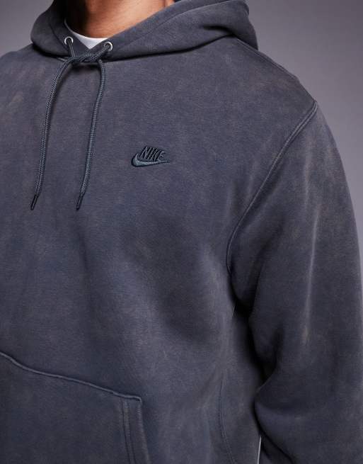 Nike Club Wash hoodie in dark gray , 5 of 5