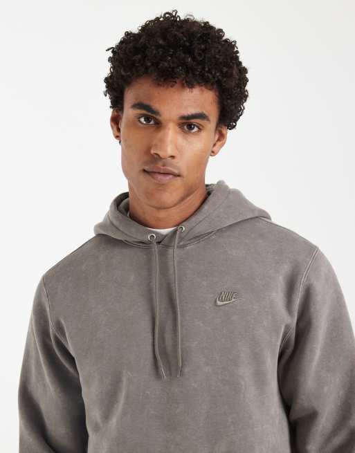 Nike Club Wash hoodie in gray, 4 of 5