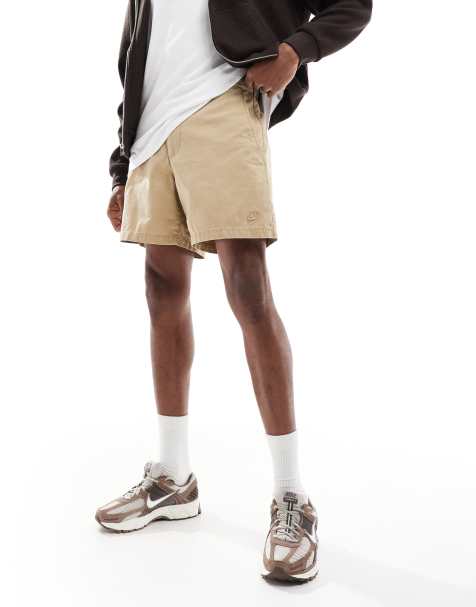 Nike Club washed chino shorts in beige