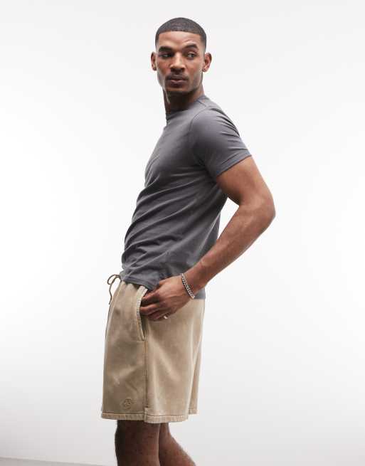Nike Club washed shorts in brown , 3 of 5