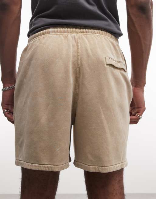Nike Club washed shorts in brown , 5 of 5