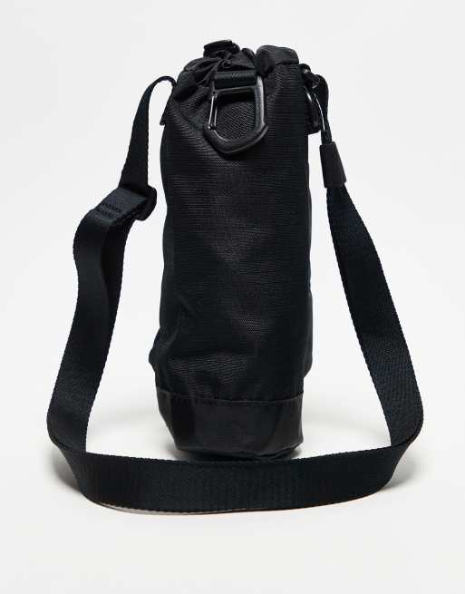 Nike Club water bottle crossbody carrier in black, 3 of 3