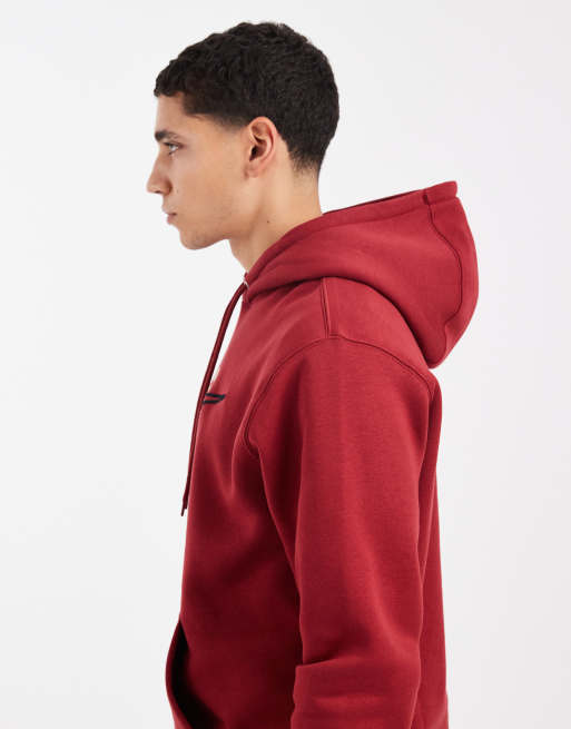 Nike – Club – Weinroter Kapuzenpullover mit Logo, 4 von 5