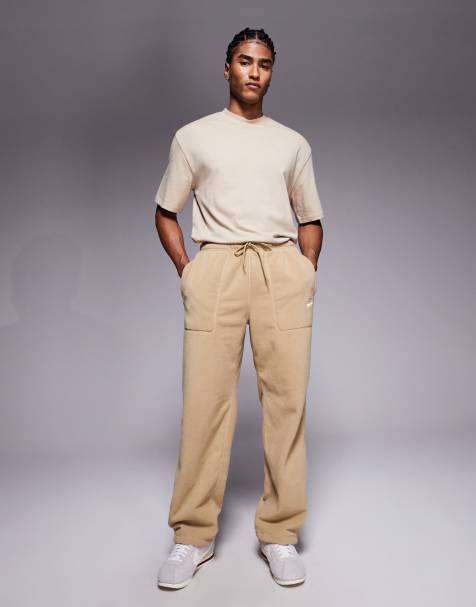 Nike Club winter sweatpants in beige - view 1