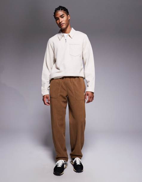 Nike Club Winter joggers in brown