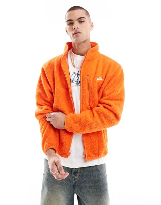 Nike Club winterized fleece in orange