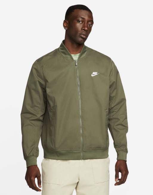 Olive green jacket clearance nike