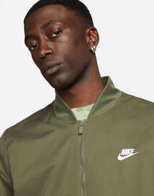 Olive green nike coat hotsell