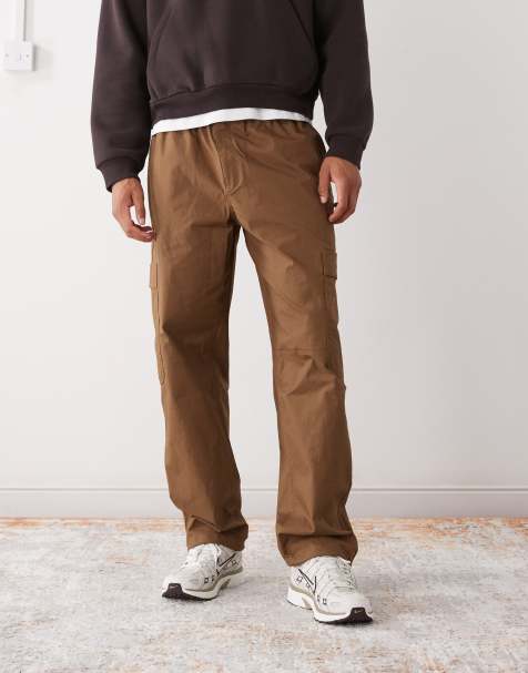 Nike Club woven cargo pants in brown - view 1